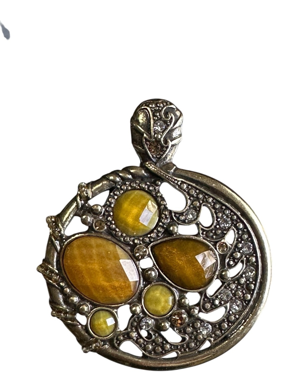 LIA SOPHIA PENDANT GOLD TONE  BROWN  GOLD TONE.